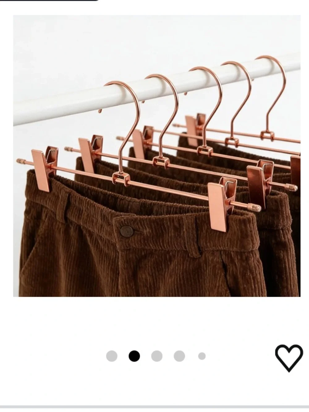 10 pack Braut Kleiderbügel Roségold mit rose gold metal pants and skirt hanger